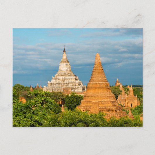 Antike Tempel und Pagoden | Bagan Postkarte (Vorderseite)
