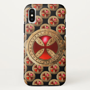 ANTIKE TEMPLAR CROSS Red Ruby Gem Case-Mate iPhone Hülle