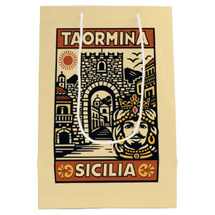 Antike Terrakotta Taormina Sizilien Mohrenkopf Mittlere Geschenktüte