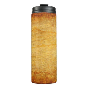 Antike Textur altes Gold Thermosbecher