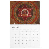 Antike tibetische Thangkas Kalender (Mär 2027)
