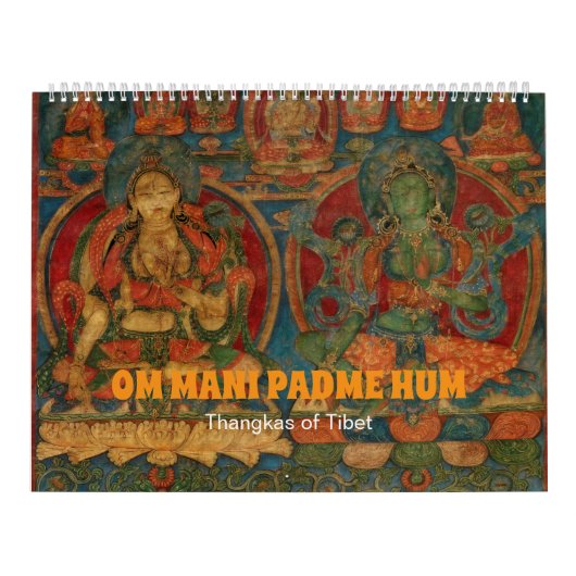 Antike tibetische Thangkas Kalender (Titelbild)