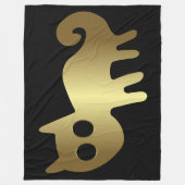 Antike Tiere - Goldkatze oder Fox-Tier Fleecedecke (Vorderseite)