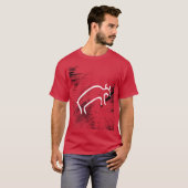 Antike Tiere - prähistorische Bullen T-Shirt (Vorne ganz)