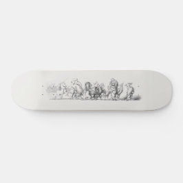 Antike Tierparade Skateboard