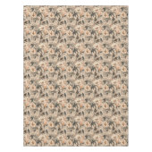 Antike Tischdecke mit Blumenmuster (Vorderseite)