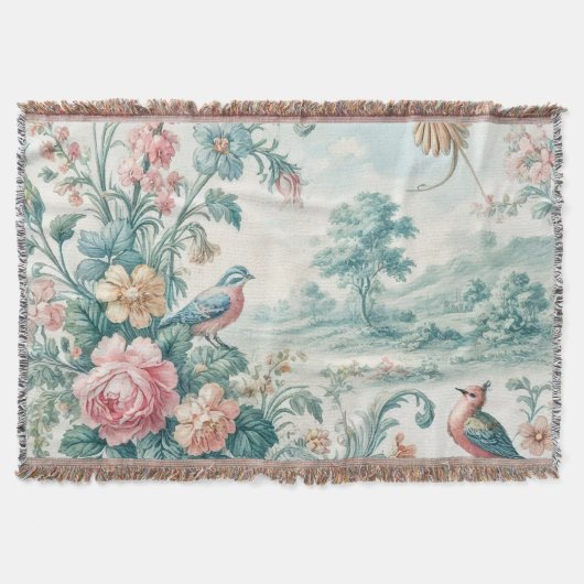 Antike Toile Decke (Vorderseite)