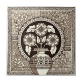 Antike Transferware der Wiedergabe-VT0007 Fliese (Vorderseite)