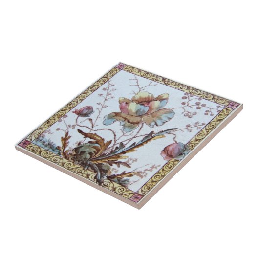 Antike Transferware der Wiedergabe-VT0014 Fliese (Seite)