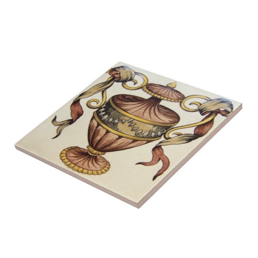 Antike Transferware der Wiedergabe-VT0015 Fliese (Seite)