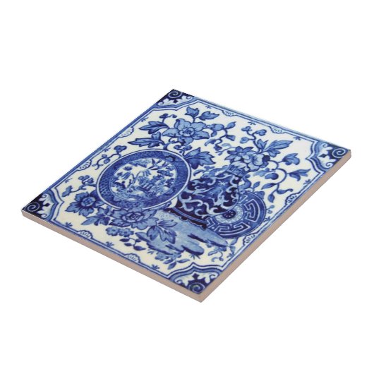 Antike Transferware der Wiedergabe-VT0017 Fliese (Seite)