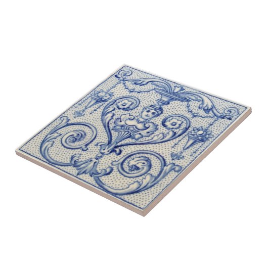 Antike Transferware der Wiedergabe-VT0025 Fliese (Seite)