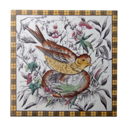 Antike Transferware der Wiedergabe-VT0030 Fliese (Vorderseite)