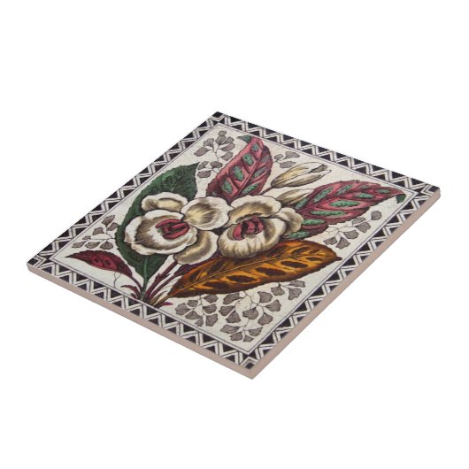 Antike Transferware der Wiedergabe-VT0034 Fliese (Seite)