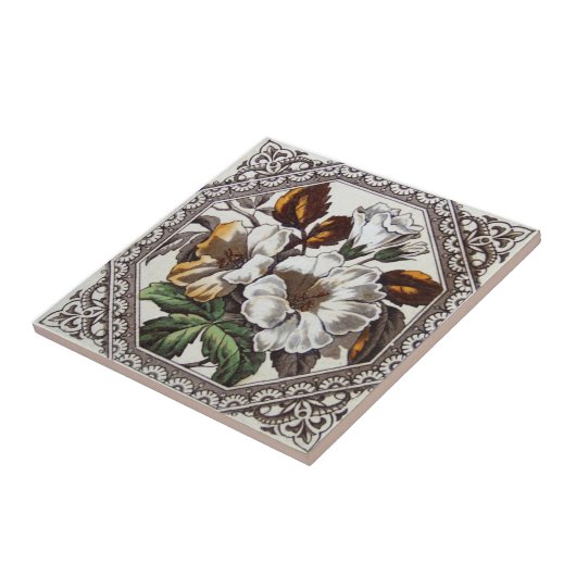 Antike Transferware der Wiedergabe-VT0036 Fliese (Seite)