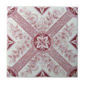 Antike Transferware der Wiedergabe-VT0040 Fliese (Vorderseite)