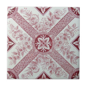 Antike Transferware der Wiedergabe-VT0040 Fliese