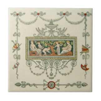 Antike Transferware der Wiedergabe-VT0046 Fliese