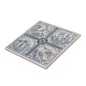 Antike Transferware der Wiedergabe-VT0050 Fliese (Seite)