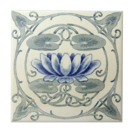 Antike Transferware der Wiedergabe-VT0063 Fliese (Vorderseite)