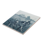 Antike Transferware der Wiedergabe-VT0065 Fliese (Seite)