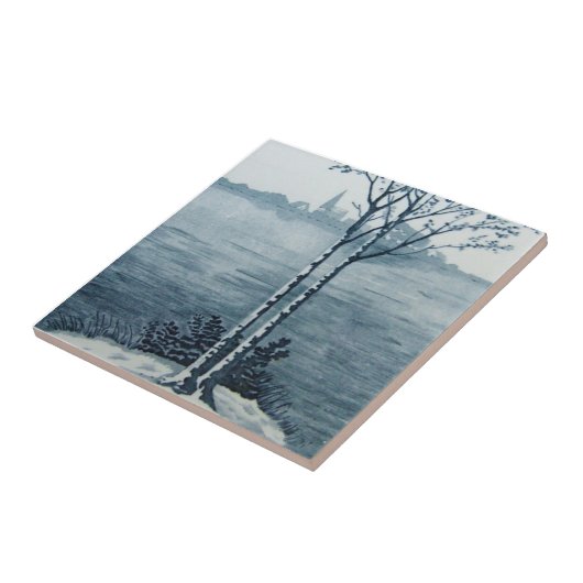 Antike Transferware der Wiedergabe-VT0066 Fliese (Seite)