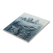 Antike Transferware der Wiedergabe-VT0067 Fliese (Seite)