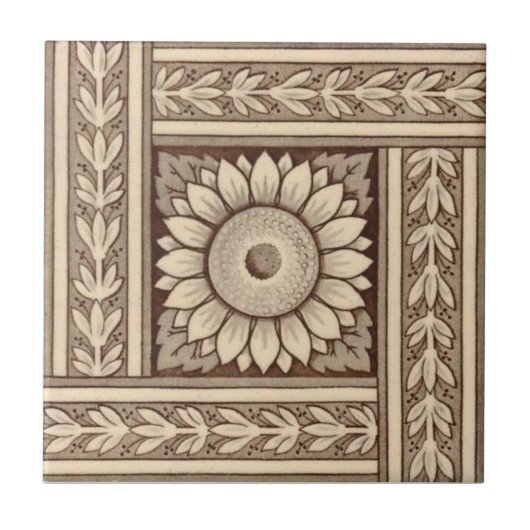 Antike Transferware der Wiedergabe-VT0074 Fliese (Vorderseite)