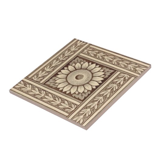 Antike Transferware der Wiedergabe-VT0074 Fliese (Seite)