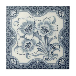 Antike Transferware der Wiedergabe-VT0079 Fliese