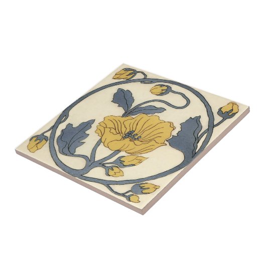 Antike Transferware der Wiedergabe-VT0080 Fliese (Seite)