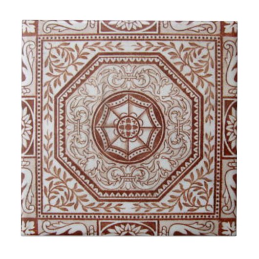 Antike Transferware der Wiedergabe-VT0084 Fliese (Vorderseite)