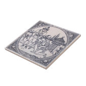 Antike Transferware der Wiedergabe-VT0092 Fliese (Seite)