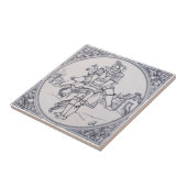 Antike Transferware der Wiedergabe-VT0095 Fliese (Seite)