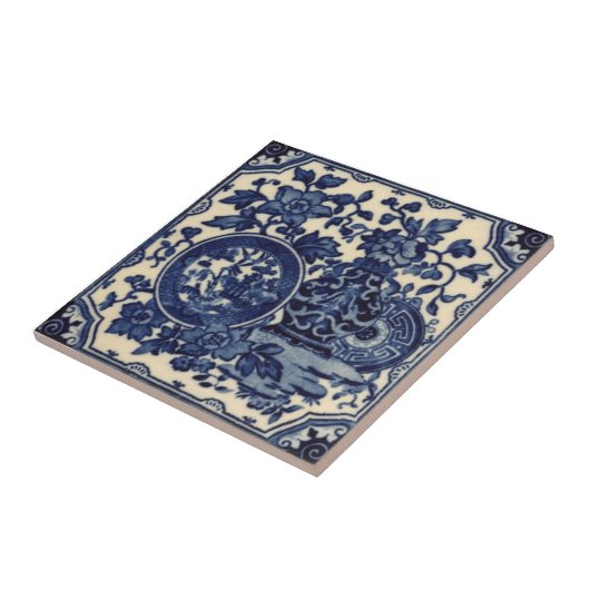 Antike Transferware der Wiedergabe-VT0098 Fliese (Seite)