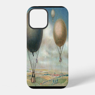 Antike Transportmittel Heißluftballons, Luftschiff iPhone 12 Hülle