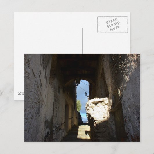 Antike Treppe Postkarte (Vorne/Hinten)