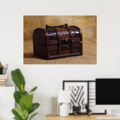Antike Truhenbox Poster (Heimbüro)