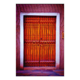 Antike Tür Fotodruck