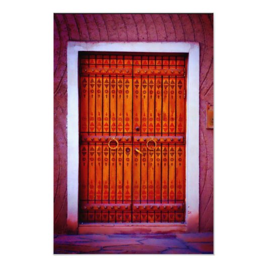 Antike Tür Fotodruck (Vorne)