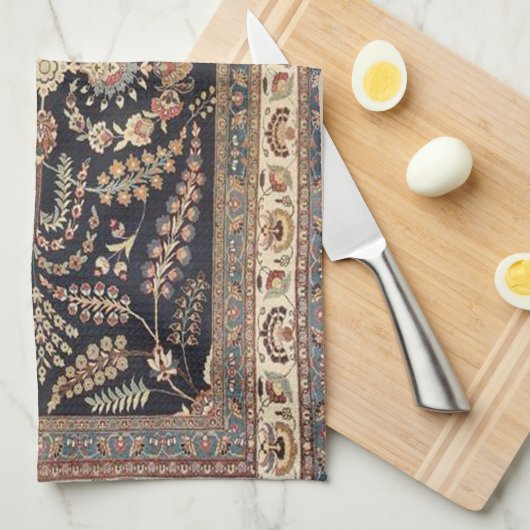 Antike türkisch-persische Teppichtextur Geschirrtuch (Viertel Falte)