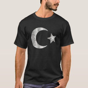 Antike türkische Flagge Türkei Souvenir Osmanische T-Shirt