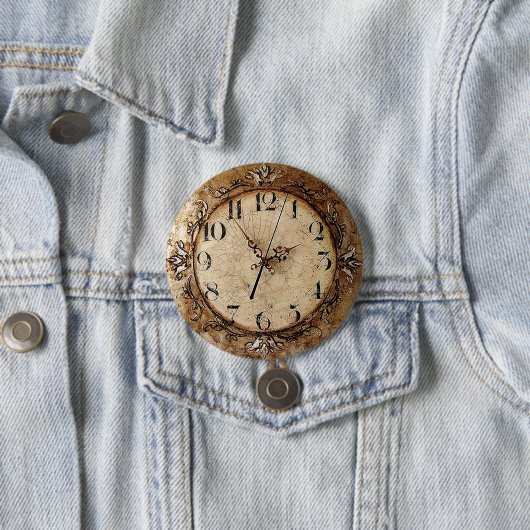 Antike Uhr Button (Beispiel)