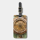 Antike Uhr, Deutschland Gepäckanhänger (Vorderseite vertikal)