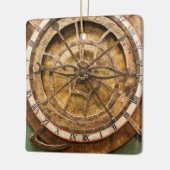 Antike Uhr, Deutschland Keramikornament (Links)