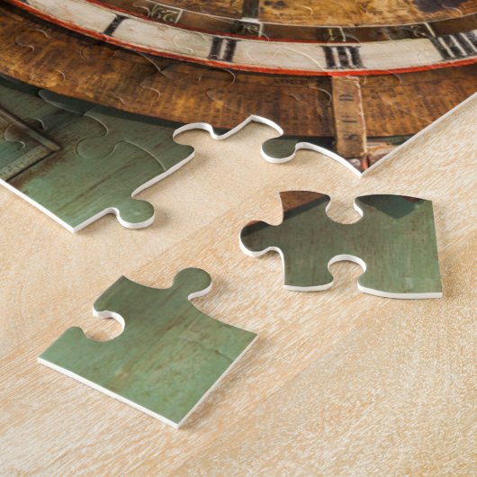 Antike Uhr, Deutschland Puzzle (Seite)