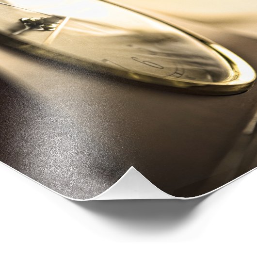 Antike Uhr Fotodruck (Ecke)