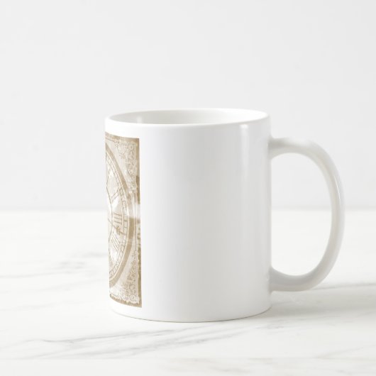 Antike Uhr Kaffeetasse (Rechts)