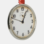 Antike Uhr Ornament Aus Metall (Rechts)