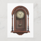 Antike Uhr Postkarte (Vorderseite)